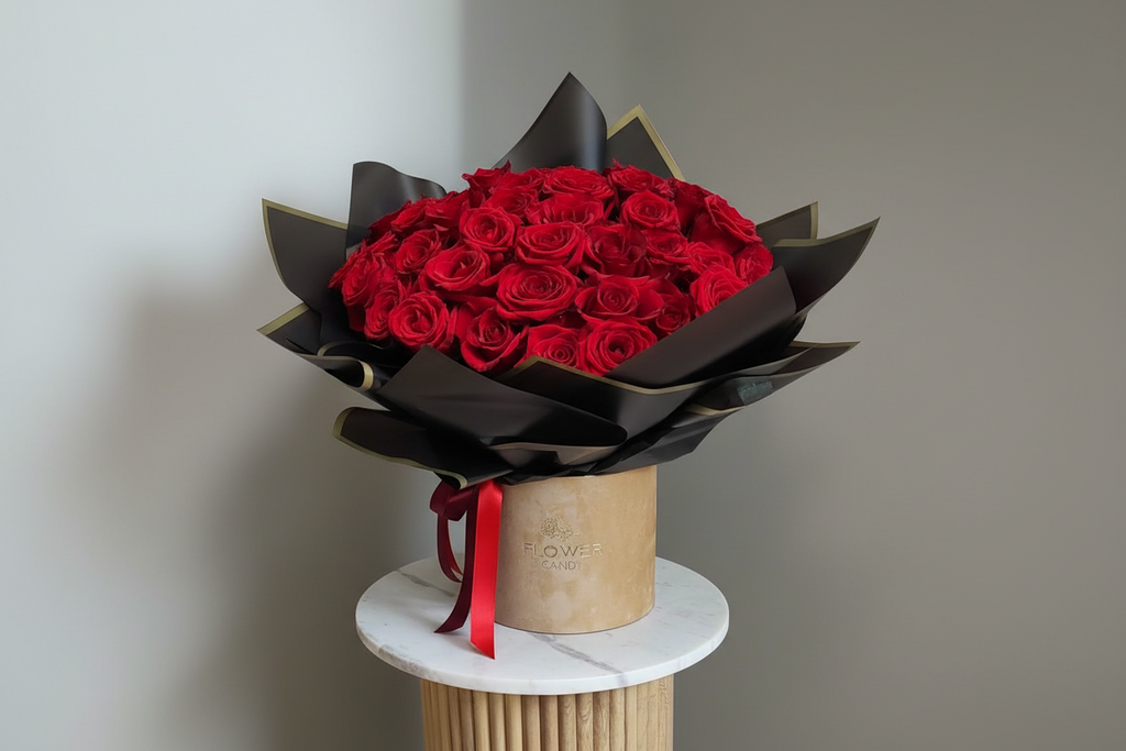 Luxury Red Roses – FlowerCandyUk